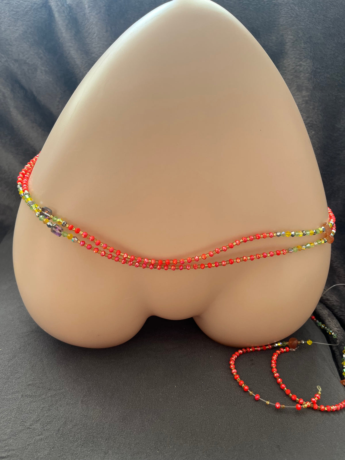 Handmade beaded body jewellery