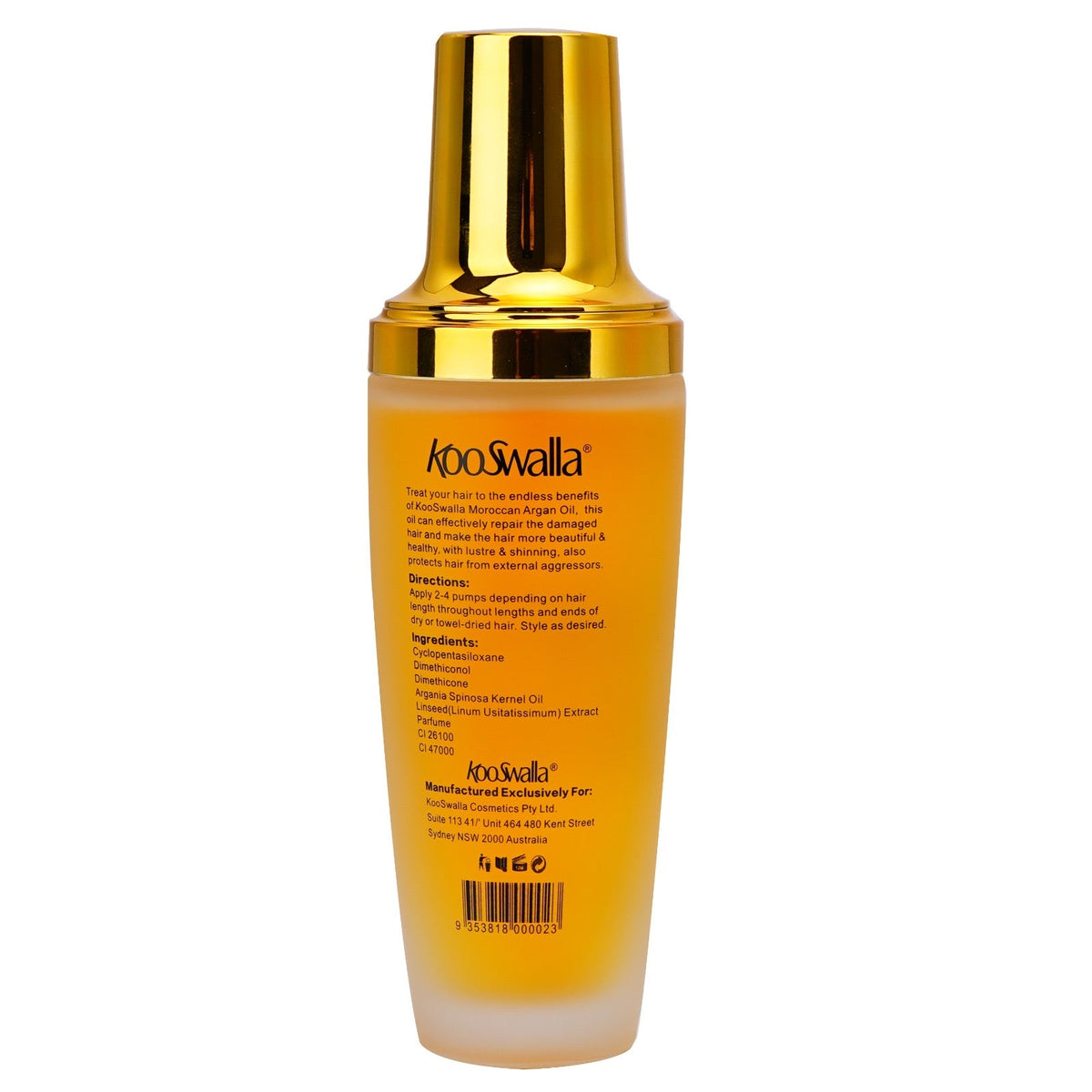 Kooswalla Moroccan Argan oil for hair nourishment 120ml