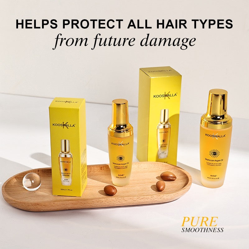 Kooswalla Moroccan Argan oil for hair nourishment 120ml