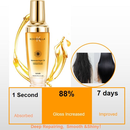 Kooswalla Moroccan Argan oil for hair nourishment 120ml