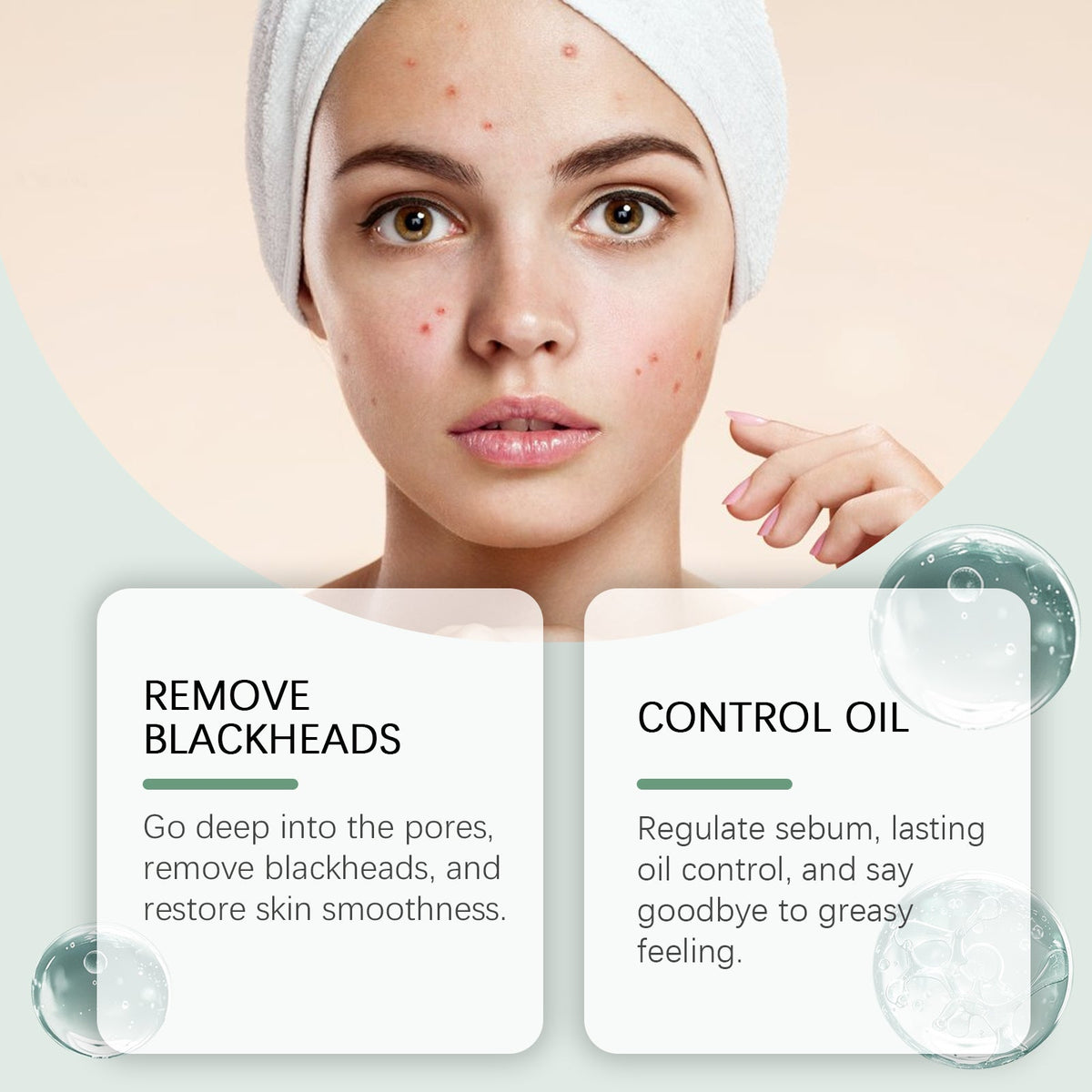 Green Tea Blackhead Facial Cleanser Mask