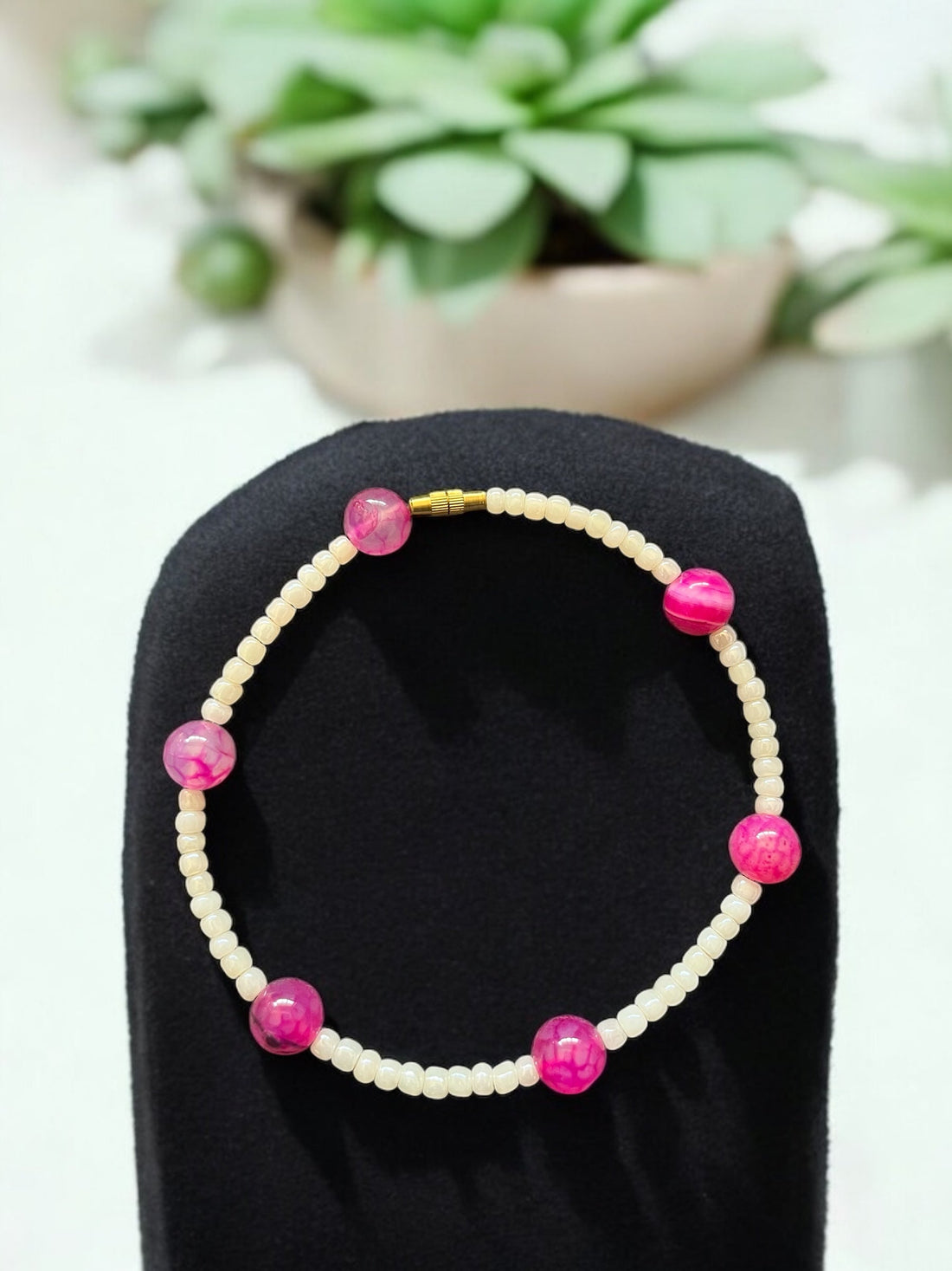 Beaded Ankle Bracelet Handmade beads anklet