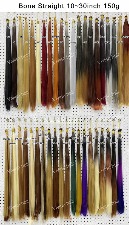 Bone straight silky hair extension 18inch