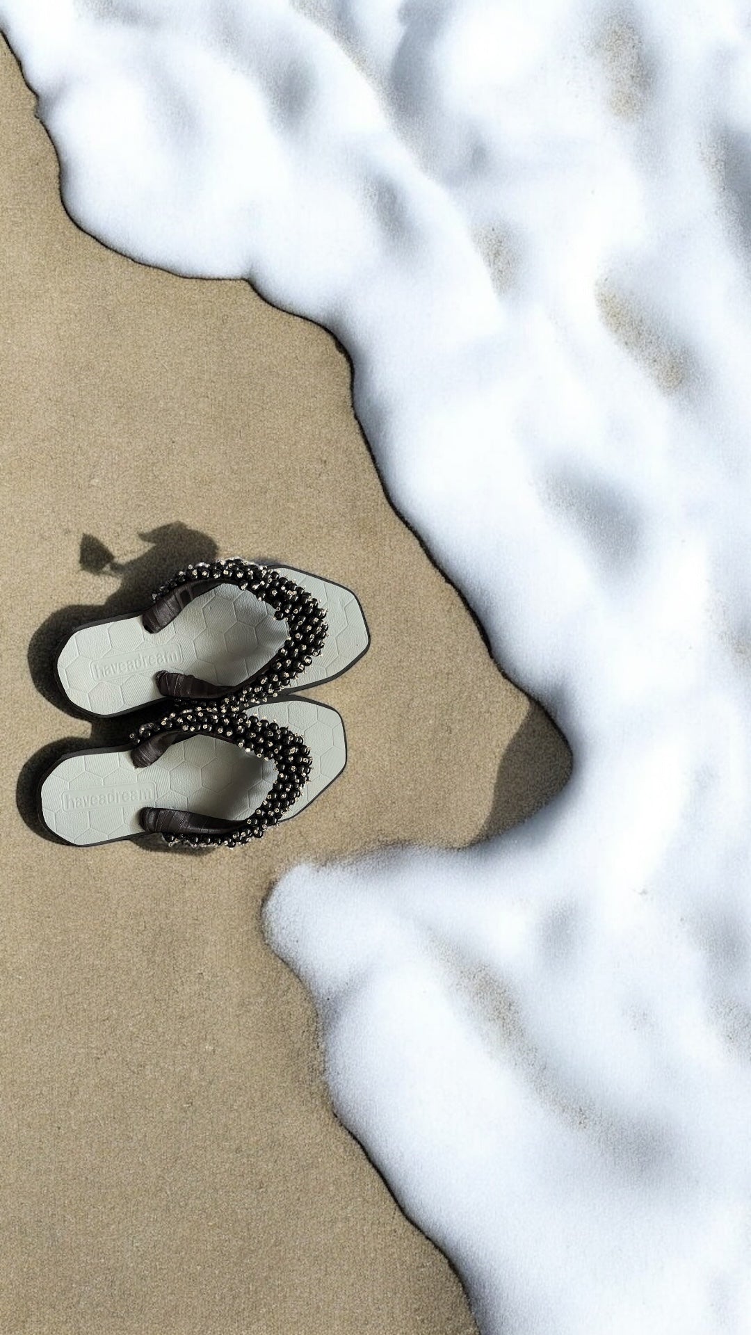 Handmade Beaded Flip Flops Luxury 