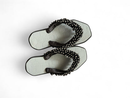 Handmade Beaded Flip Flops Luxury 