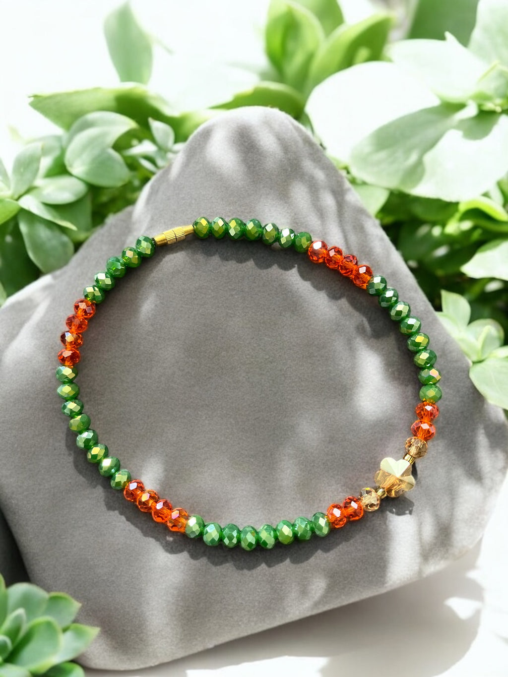 Crystal Beaded Ankle Bracelet 27cm – Handmade Luxury (Copy)