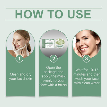 Green Tea Blackhead Facial Cleanser Mask