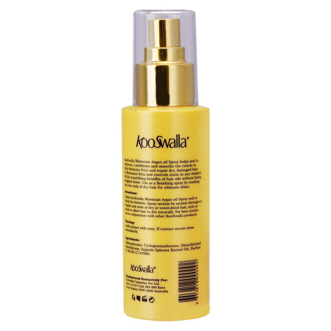 Kooswalla Moroccan Argan oil Hair Spray 120ml