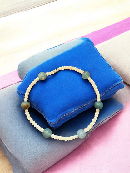 Beaded Ankle Bracelet Handmade beads anklet