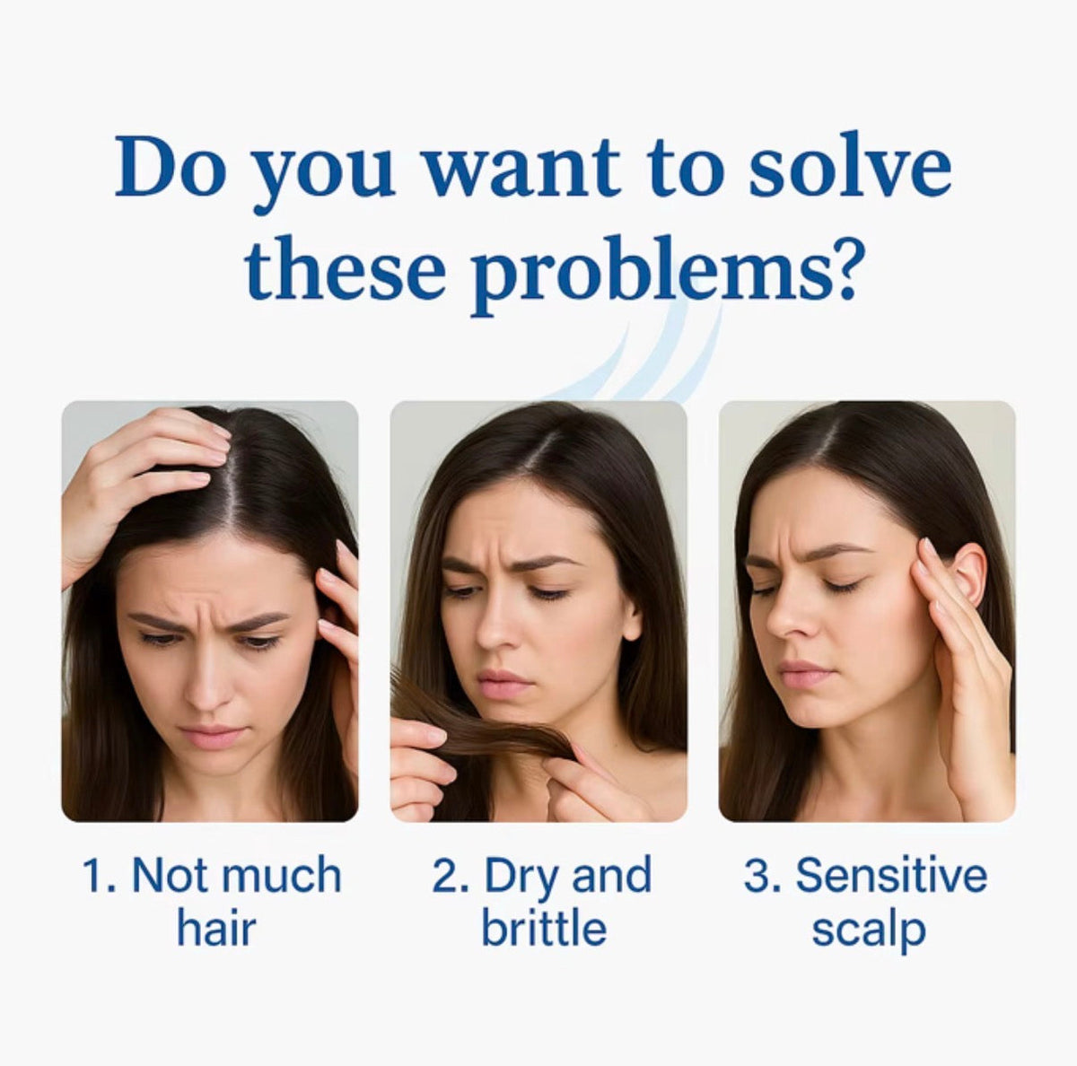 Hair regrowth roll-on serum for hair loss prevention revitalising scalp treatment