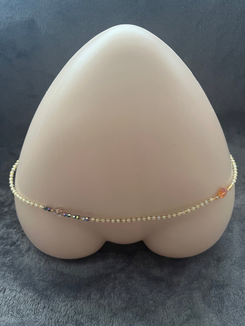 Handmade beaded body jewellery screw on waist beads luxurious jewellery waist chain