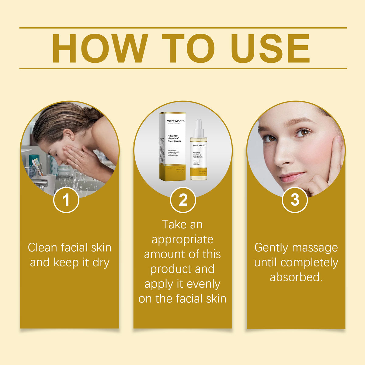 West&amp;Month Vitamin C Brightening Face Serum