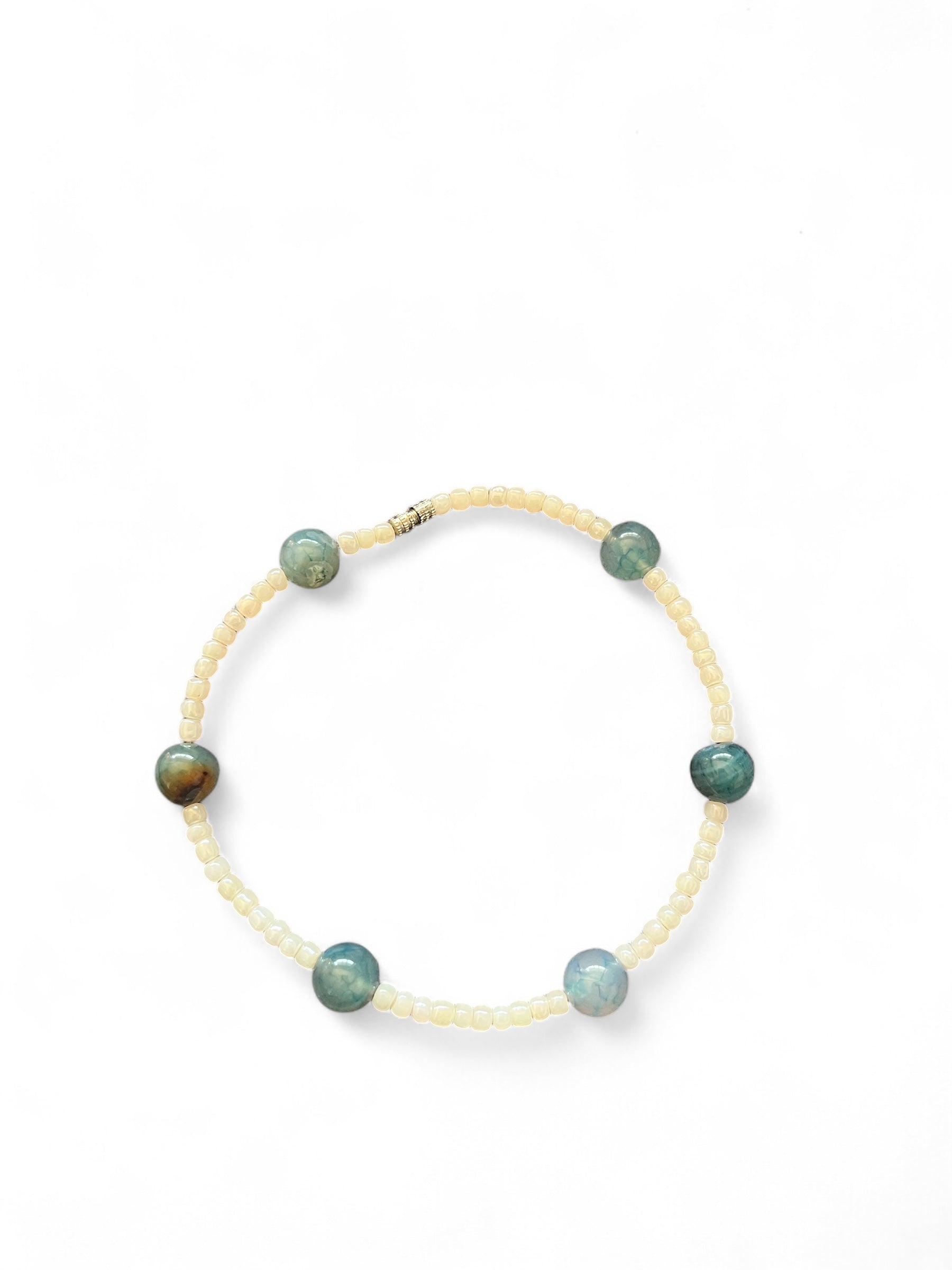 Beaded Ankle Bracelet 27cm – Handmade beads anklet