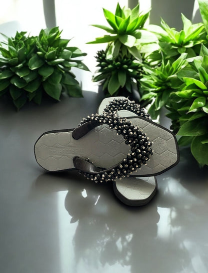 Handmade Beaded Flip Flops Luxury 
