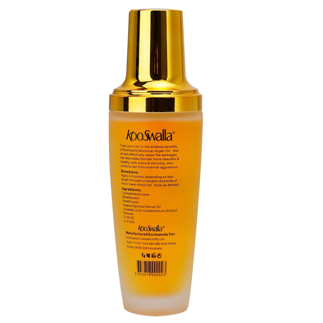 Kooswalla Moroccan Argan oil for hair nourishment 120ml