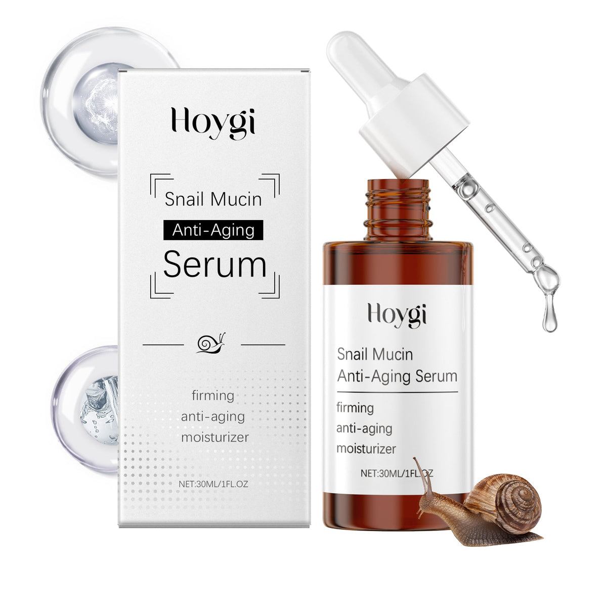 Snail Firming Face Serum – Vitamin B5 &amp; E Daily Skincare