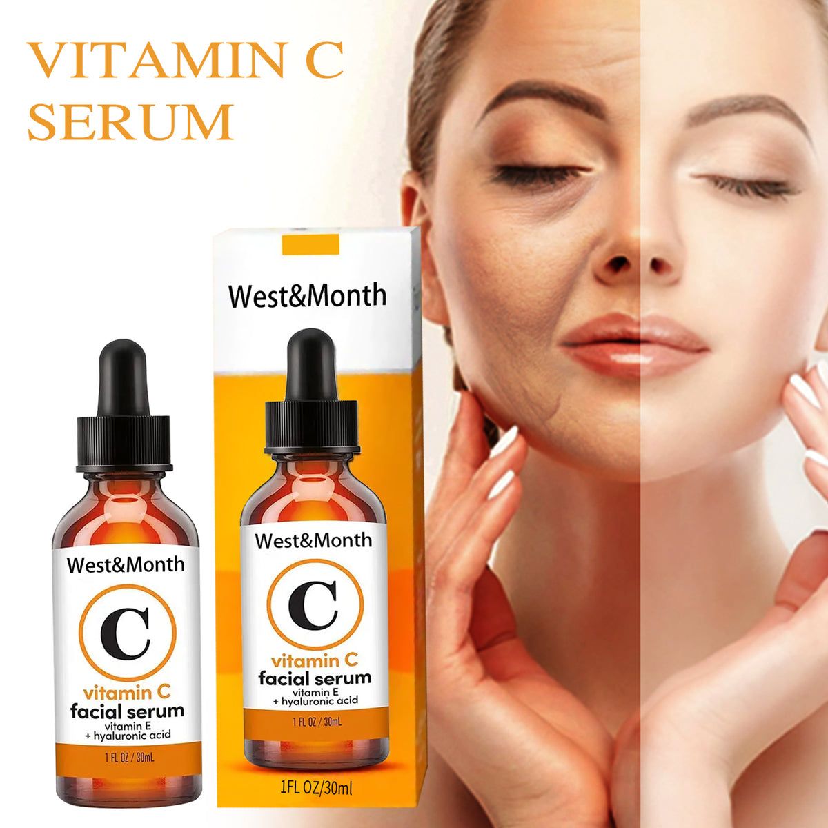 Vitamin C Anti-Ageing Face Serum – Fade Spots &amp; Brighten