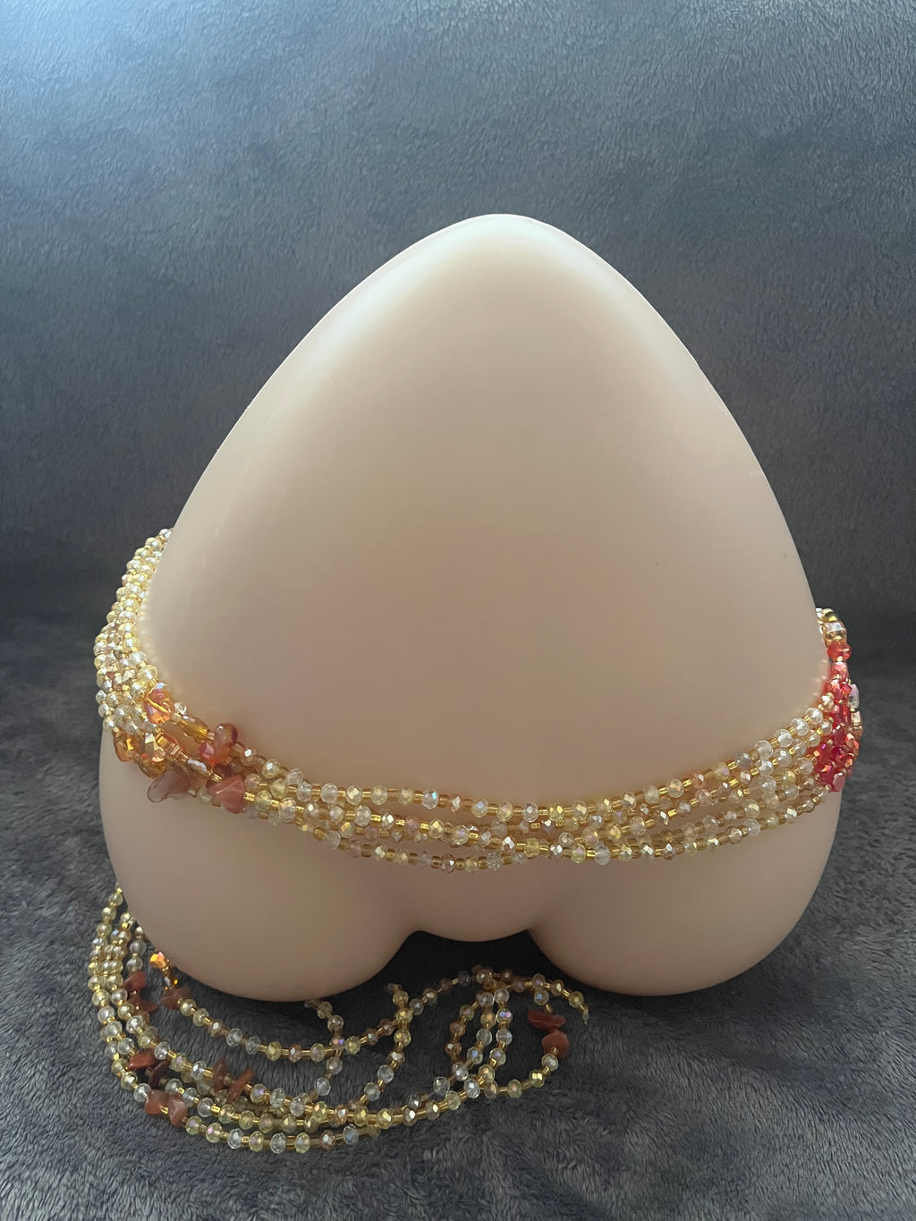Handmade beaded body jewellery screw on waist beads luxurious jewellery waist chain