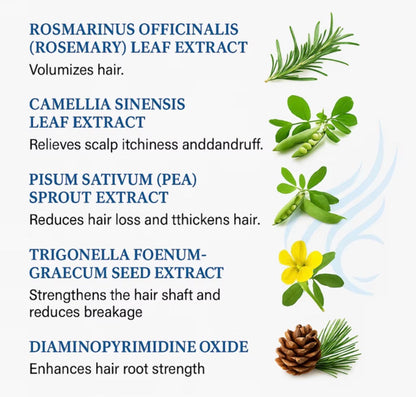 Hair regrowth roll-on serum for hair loss prevention revitalising scalp treatment