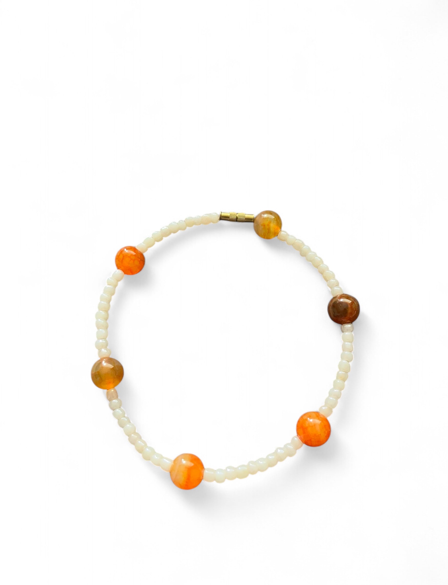 Beaded Ankle Bracelet 27cm – Handmade beads anklet