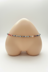 Single strand waist bead