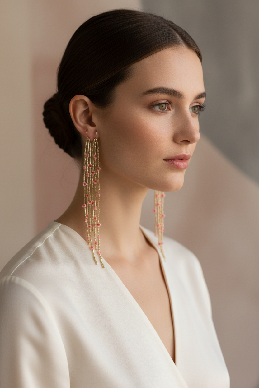Studio model earrings