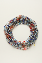 Waist bead flat lay